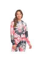 Poleron Crop Vibing Tiedye Cut Of Sweetied Hurley