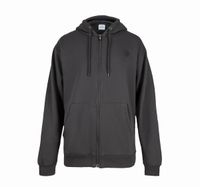Poleron Men Full zipper Grey Black Cross