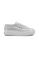 Zapatilla Superga Women 2740 Platform Lame Grey Silver