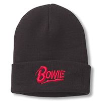 Gorro Bowie Cuffed Knit Black