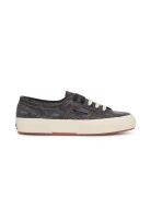 Zapatilla 2750 Cotton Denim Destroyed Black Bristol Beige