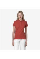 Polera K-Way Women Amedea Pique Red Jasper