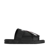 Sandalia 222 BANDA MITEL 1 Black White Black