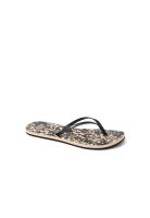 Sandalia Reef Women Bliss Full Flor Cheeta Black
