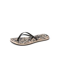 Sandalia Reef Women Bliss Full Flor Cheeta Black