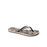 Sandalia Reef Women Bliss Full Flor Cheeta Black