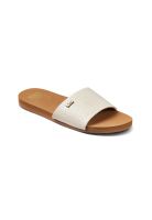 Sandalia Women Bliss Nights Slide White Tan