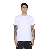 Polera Kappa Men Banda White Logo Grey