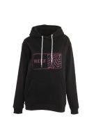 Poleron Men Hoodie Black Burgundy