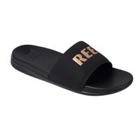 Sandalia Women One Slide Black Gold