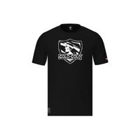 Polera Colo Colo Urbano Negro Escudo Gris Franjas
