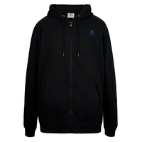 Polerón Nixon Men Full Zipper Iguana Black