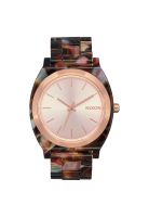 Reloj Nixon Time Teller Acetate Rose Gold Pink Tortoise