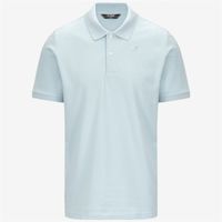 Polera K-Way Men Amedee Pique Blue Baby