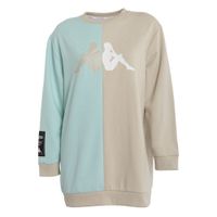 Poleron Women Oversize Split Grey Aqua