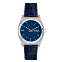 Reloj Medium Time Teller Denim Silver Indigo