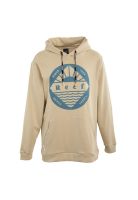Poleron Men Hoodie Large Beige