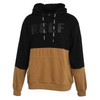 Poleron Men Hoodie Bicolor Black Brown