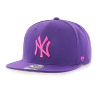 Jockey New York Yankees No Shot Purple Pink Captain