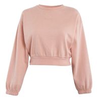 Poleron Girls Crop Soft Pink