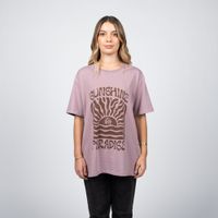 Polera Reef Women Sunshine Paradise Soft Brown
