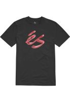 Polera 3D Script Tee Black Red