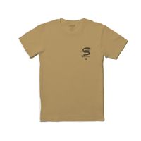 Polera Stance Pounding Pavement Tee Khaki