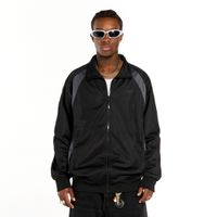 Poleron Whatup Hombre con cierre Negro