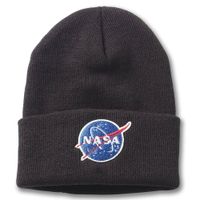 Gorro Nasa Cuffed Knit Black