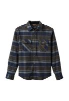 Camisa Brixton Builders Bowery Washed Navy Black Coronet Blue