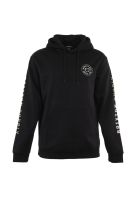 Poleron Men Hoodie Logo Black White Green