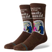 Stance Sock Recently Deceased crew brown