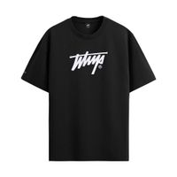 Polera Whatup Hombre Icon Logo Black White