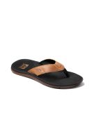 Sandalia Men Santa Ana Leather Black And Tan