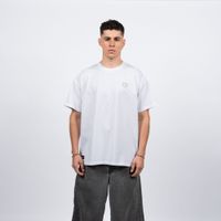 Polera Colo-Colo Urbano Blanco Escudo Pequeño Gris