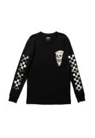 Polera Stance Manga Larga Hot And Fresh Black