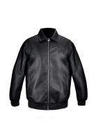Chaqueta Whatup Hombre Eco Cuero Full Black