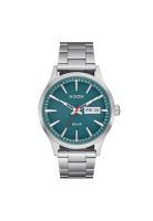 Reloj Sentry Solar Stainless Steel Silver Jasper
