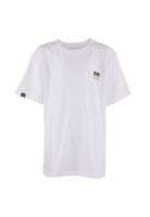 Polera Kids White Logo Black Back