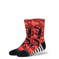 Stance sock Kids Merry Menace Red