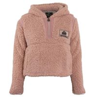 Poleron Kids Crop Top Sherpa Pink