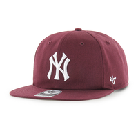 Jockey New York Yankees Captain Snapback Dark Maroon