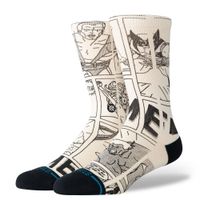 Stance Sock Men Good vs  Bad Crew Black White
