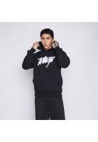 Polerón Whatup Hoodie Black White v26