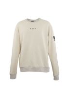 Poleron Men Crew Beige Palm