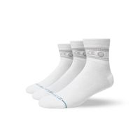 Stance Sock 3 Pack Quarter Vital White