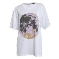 Polera Women Overzise White Moon