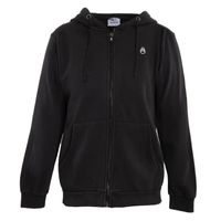 Poleron Men Full Zipper Frog Black