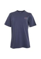 Polera Men Logo Back Blue