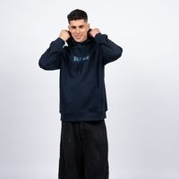 Polerón Hoodie Reef Men Blue Logo Light Blue